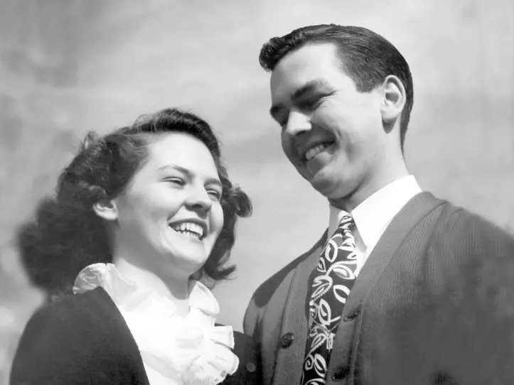 Russell M. Nelson y Dantzel, su fallecida esposa