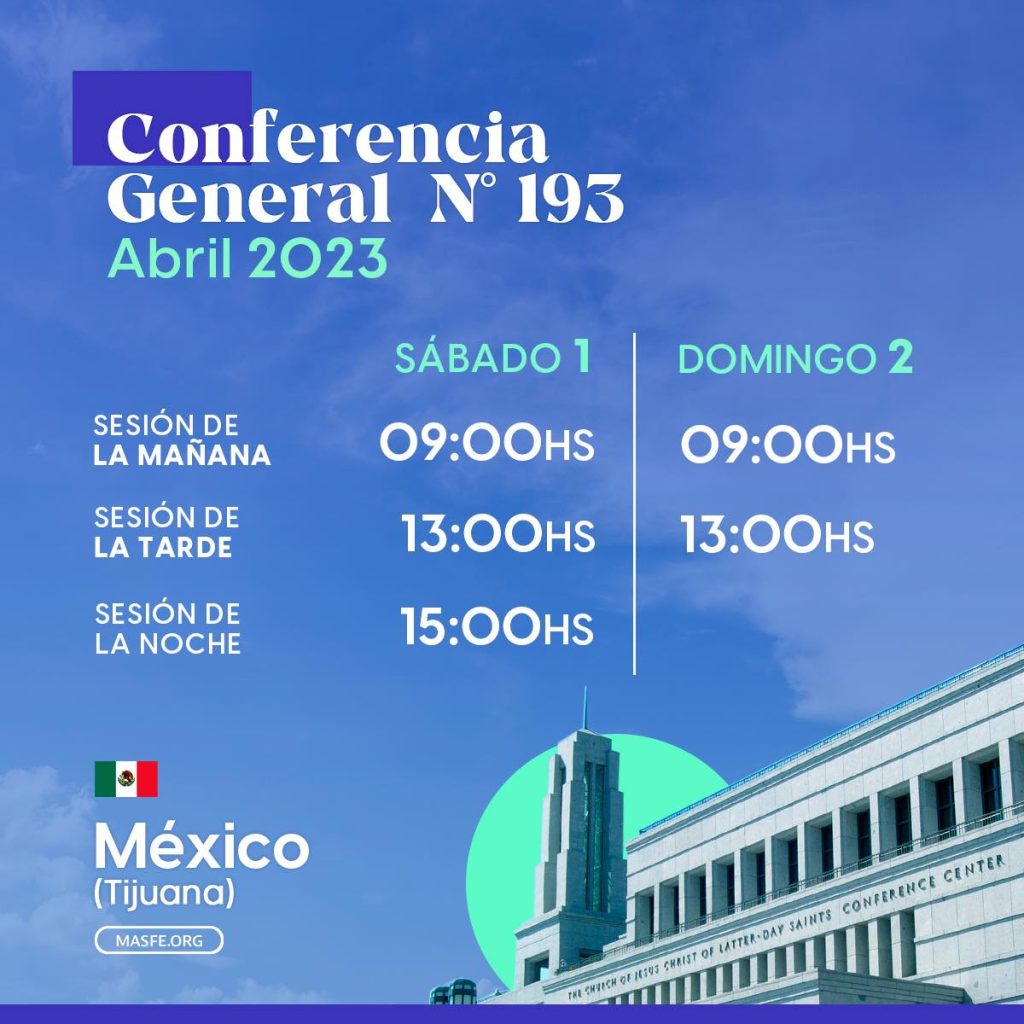 Estos son los horarios para ver la Conferencia General en Latinoamérica
