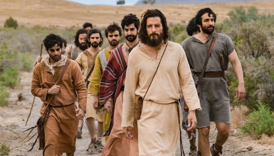 actores de the chosen interpretando a Jesús y sus apóstoles 