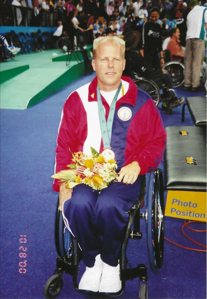Rick Draney en los Juegos Paralímpicos de Sydney 2000