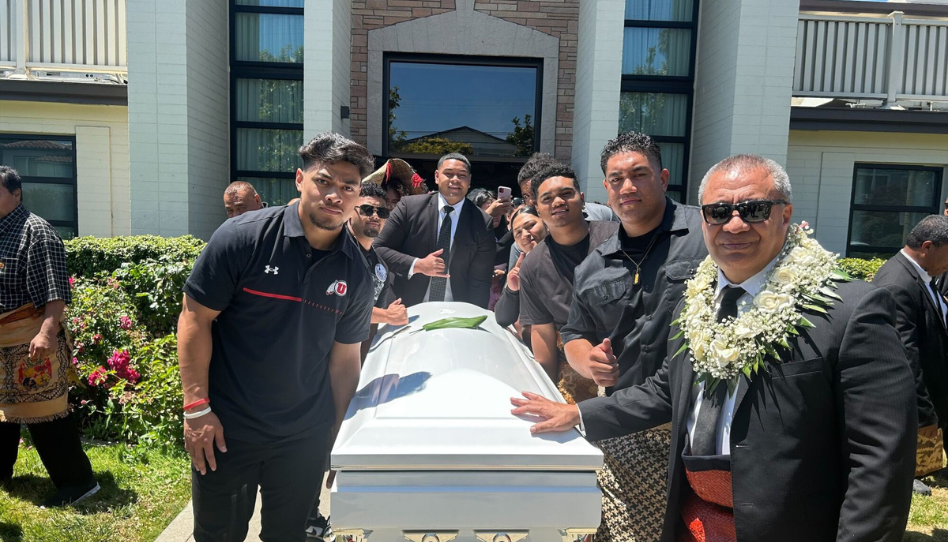 funeral con la familia de la hermana sela kata